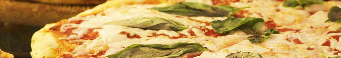 Eating Italian Pizza at Mercurio's Pizza restaurant in Richmond, IN.